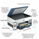 Impresora Multifunción HP Smart Tank 7006 A4 Color USB WiFi (28B55A)