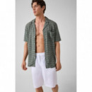 Camisa de manga corta y estampado Wavy Logo de Guess