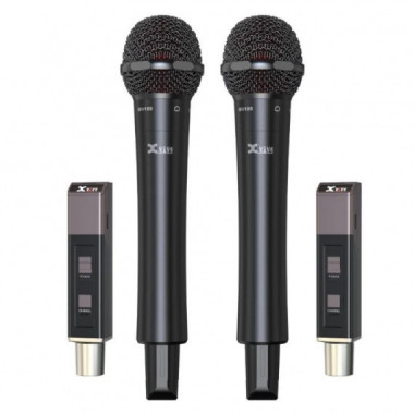 Microfono Inalambrico XVIVE Mano Doble Recept Xlr