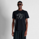 Camiseta Regular Fit Estampado Flock  ANTONY MORATO