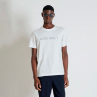 Camiseta Regular Fit con Logo Plata Mate  ANTONY MORATO