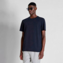 Camiseta Regular Fit con Logo Plata Mate  ANTONY MORATO