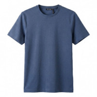 Camiseta Regular Fit con Logo Plata Mate  ANTONY MORATO