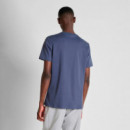 Camiseta Regular Fit con Logo Plata Mate  ANTONY MORATO
