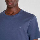 Camiseta Regular Fit con Logo Plata Mate  ANTONY MORATO