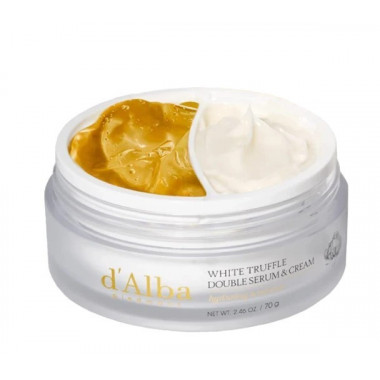 D ALBA WHITE TRUFFLE DOUBLE SERUM & CREAM 70ML