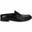 Zueco Antifaz Piel Negro  POSA