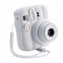 Cámara Instantánea Fujifilm Instax Mini 12 Clay White con Espejo para Selfies