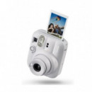 Cámara Instantánea Fujifilm Instax Mini 12 Clay White con Espejo para Selfies