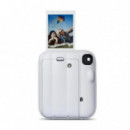 Cámara Instantánea Fujifilm Instax Mini 12 Clay White con Espejo para Selfies