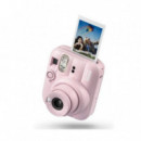 Cámara Instantánea Fujifilm Instax Mini 12 Candy Pink con Espejo Selfie