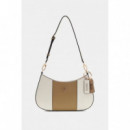 Bolso Al Hombro Noelle Saffiano de GUESS