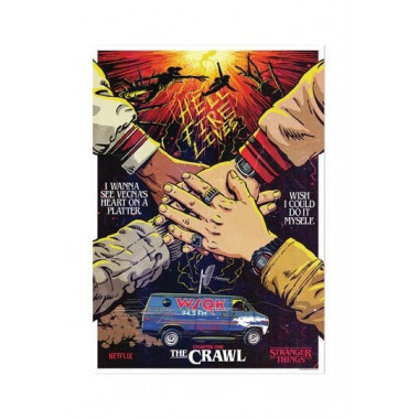 Litografia The Crawl Limited Edition 42 x 30 cm Poster Stranger Things