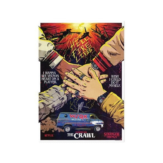 Litografia The Crawl Limited Edition 42 x 30 cm Poster Stranger Things