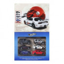 Pack de 6 Vehículos Hot Wheels Silver Series  Die-cast 1/64 Streets Of Japan  MATTEL