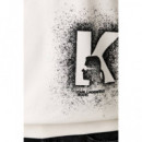 Klj Reg K Logo Sweat Egret  KARL LAGERFELD