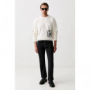 Klj Reg K Logo Sweat Egret  KARL LAGERFELD