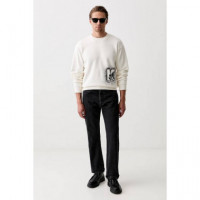 Klj Reg K Logo Sweat Egret  KARL LAGERFELD