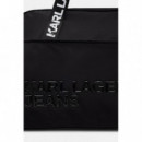 Klj Nylon Gymbag Black  KARL LAGERFELD