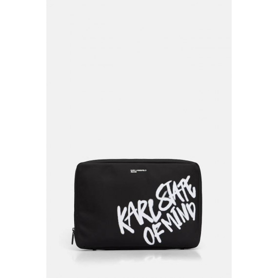 KLJ COATED PU LAPTOP QUOTE BLACK