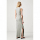 Klj Washed Rib Tank Dress Tea  KARL LAGERFELD