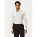 Shirt Modern Fit White/black  KARL LAGERFELD