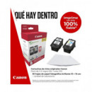 CANON Pack Tinta 510 Negra + 511 Color +50 Hojas 4"X6" Glossy Photo Paper