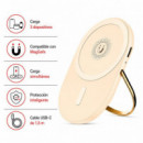 Cargador Inalámbrico Magnetico 3 en 1 Beige XO