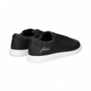Zapatilla Firma LACOSTE Piel Negro