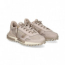 Zapatilla Running Nailon/ante Gris  LACOSTE
