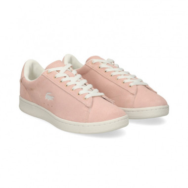 Zapatilla ante Perforado Tejido Rosa  LACOSTE