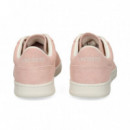 Zapatilla ante Perforado Tejido Rosa  LACOSTE