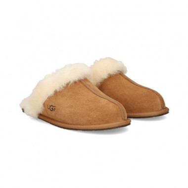 Pantufla Pelo ante Cuero  UGG