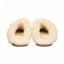 Pantufla Pelo ante Cuero  UGG