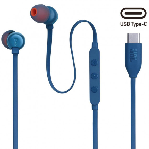 JBL Tune 310 Auricular Usb-c Azul