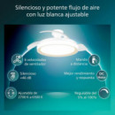 Ventilador de Techo Philips + Plafón Blanco (929004749801)