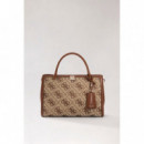 Bolso Satchel Audrey Logo de GUESS