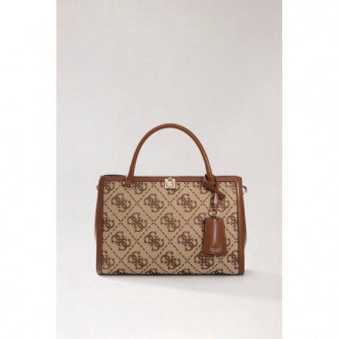 Bolso Satchel Audrey Logo de GUESS