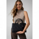 Bolso Satchel Audrey Logo de GUESS