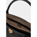 Bolso Satchel Audrey Logo de GUESS