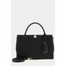 Bolso Satchel Audrey Logo de GUESS