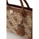 Bolso Satchel Audrey Logo de GUESS