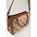 Bolso Satchel Audrey Logo de GUESS