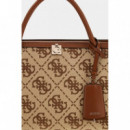 Bolso Satchel Audrey Logo de GUESS