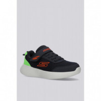 Tenis SKECHERS Jr Cordon Elastico Velcro