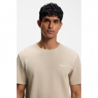 Waffle T-shirt 10269584 01 Light Beige  BOSS - Guanxe Atlantic Marketplace