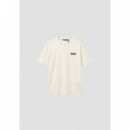 CAMISETA MANGA CORTA CREMA
