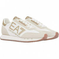Sneaker AF18609 Off White+antique Br  EA7 EMPORIO ARMANI 7