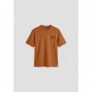 CAMISETA MANGA CORTA ARANCIONE SCURO