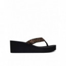 Th Wedge Summer Sandal Mono Black  TOMMY HILFIGER